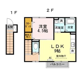 カルチェラタンの物件間取画像